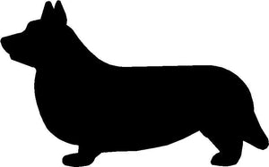 Corgi Yard Address Sign with Stakes (Pembroke & Cardigan Welsh Corgi options)