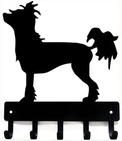 Chinese Crested Hairless Dog Key Rack/ Leash Hanger