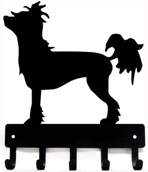 Chinese Crested Hairless Dog Key Rack/ Leash Hanger