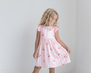 Claire Cherry Dress