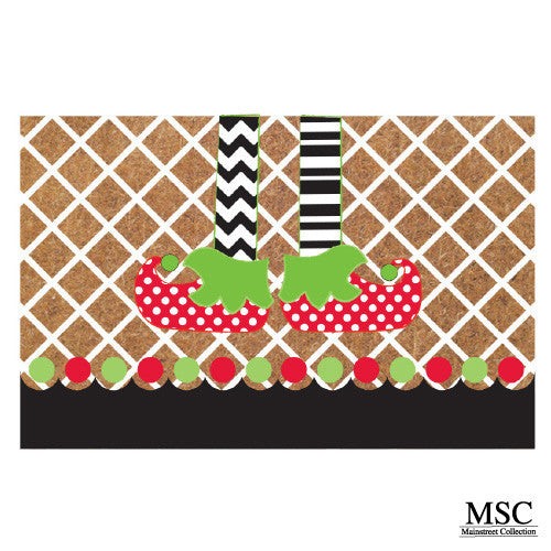 Christmas Doormat - Elf Legs (DMEL/6868)