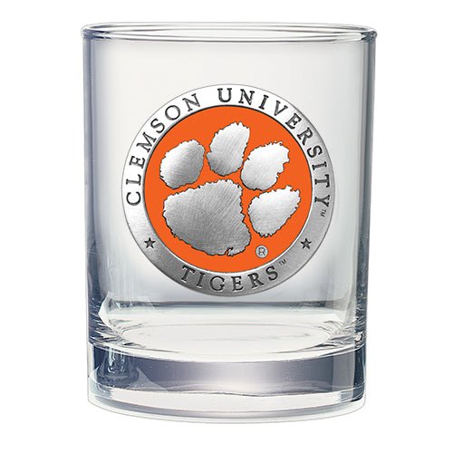 Clemson University Double Old Fashioned Glass, 13.5 oz