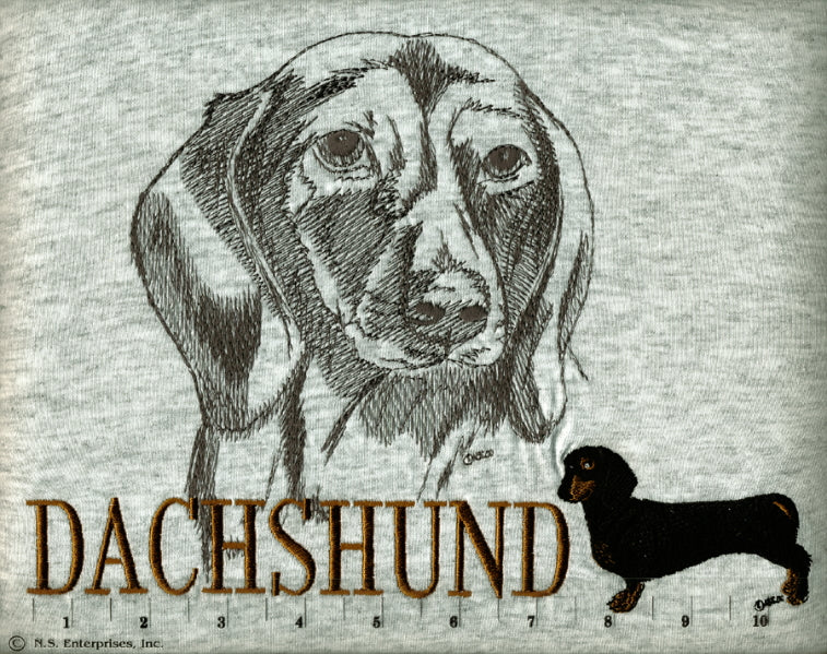 Gr8 Dog Dachshund (Black) Adult T-Shirt