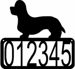 Dandie Dinmont Terrier Dog House Address Sign