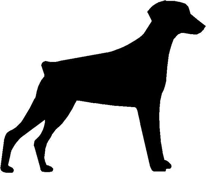 Doberman Dog House Address Sign