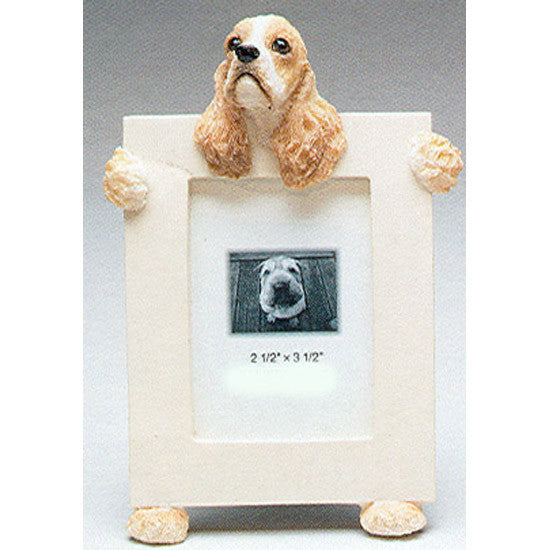 E&S Imports 2.5in x 3.5in Picture Frame - Cocker Spaniel (35315-78a)