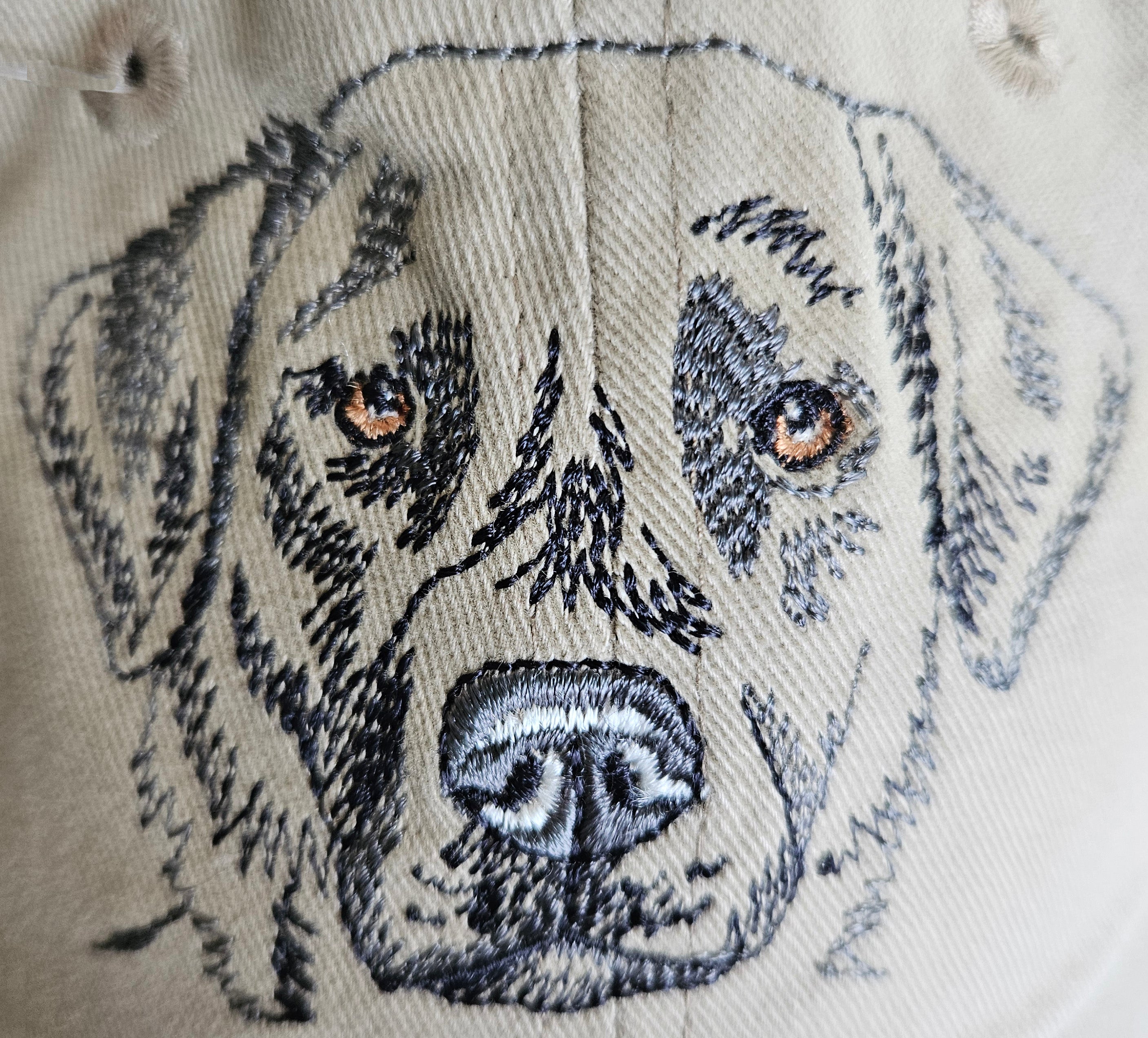 Gr8 Dog Eyes Design Black Lab Retriever Hat