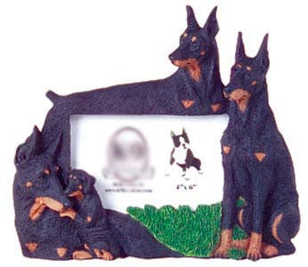 K9 Creations Doberman Pinscher 4x6 Frame Photo Picture Frame (F17B)