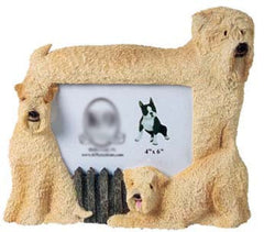 K9 Creation 4x6 Picture Frame - Soft Coated Wheaten Terrier (F51)