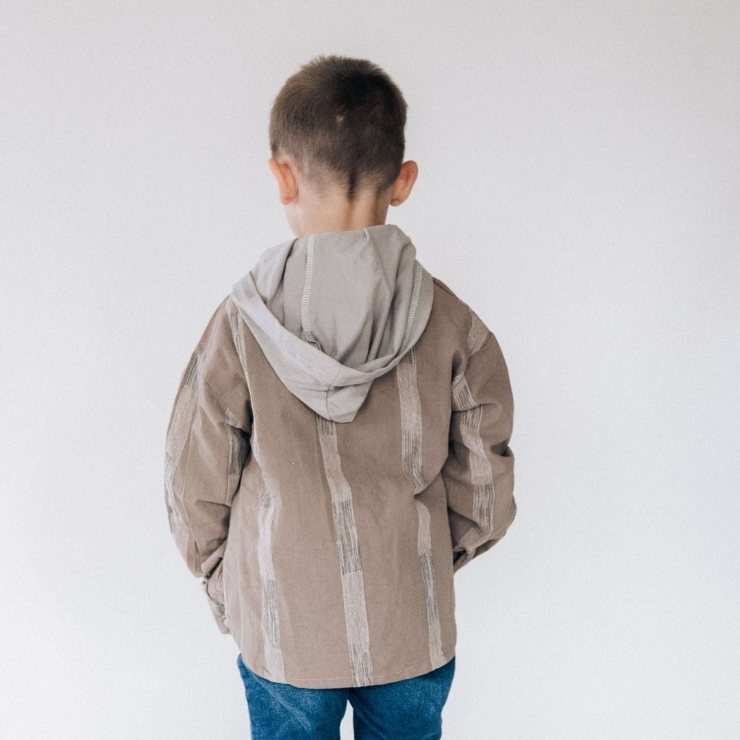 Hooded Embroidered Shirts- Child
