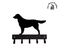 Flat-Coated Retriever Dog Key Holder / Leash Hooks