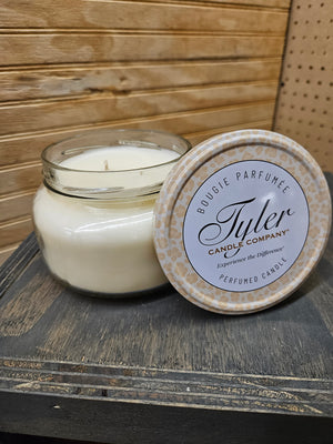 22oz Two Wick Tyler Candle - Fleur De Lis