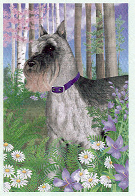 Gr8 Dog Schnauzer House Flag (5020)