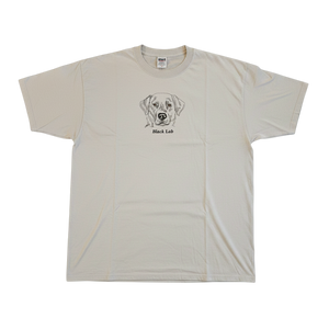 Gr8 Dog Brand Eyes Design Black Labrador Retriever T-Shirt
