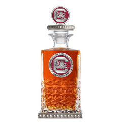 University of South Carolina Heritage Decanter w/ 3D Top-Diamond Accents