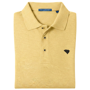State of South Carolina Polo Shirt - Banana Yellow (Available in Different Thread Colors)