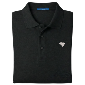 State of South Carolina Polo Shirt - Black (Available in Different Thread Colors)