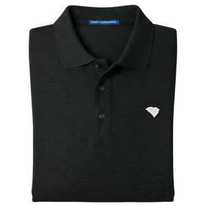 State of South Carolina Polo Shirt - Black (Available in Different Thread Colors)