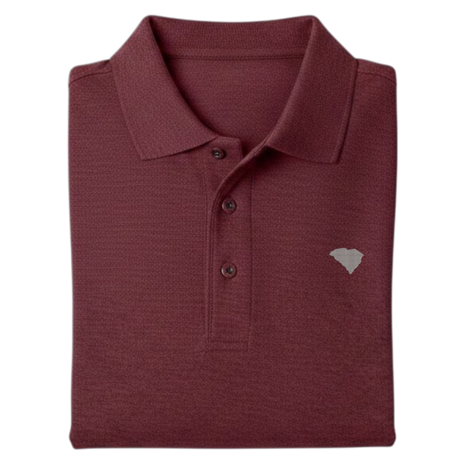 State of South Carolina Polo Shirt - Burgundy Garnett (Available in Different Thread Colors) (Copy)