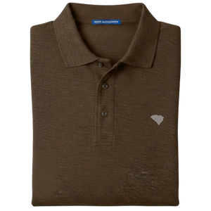 State of South Carolina Polo Shirt - Brown (Available in Different Thread Colors)