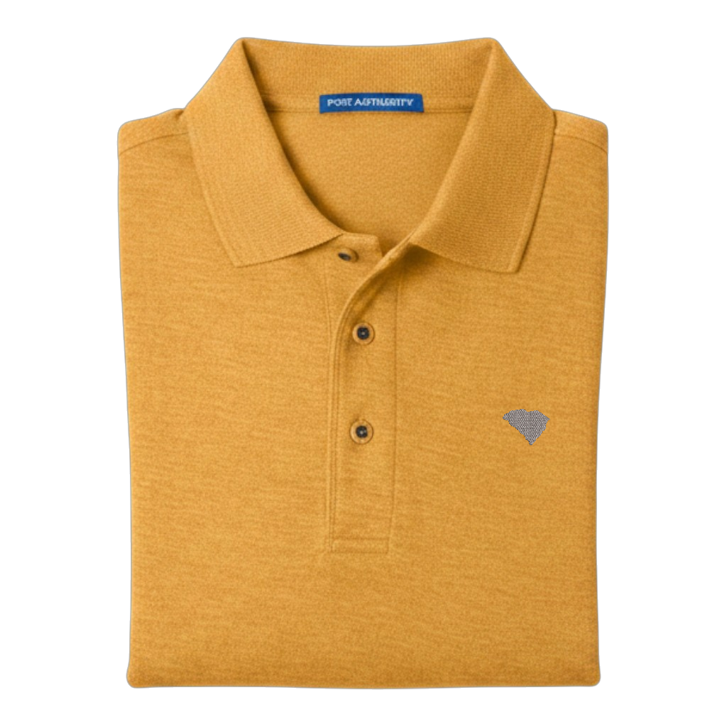 State of South Carolina Polo Shirt - Gold (Available in Different Thread Colors)