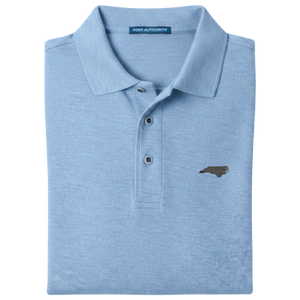 State of North Carolina Polo Shirt - Carolina Blue (Available in Different Thread Colors)