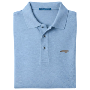 State of North Carolina Polo Shirt - Carolina Blue (Available in Different Thread Colors)