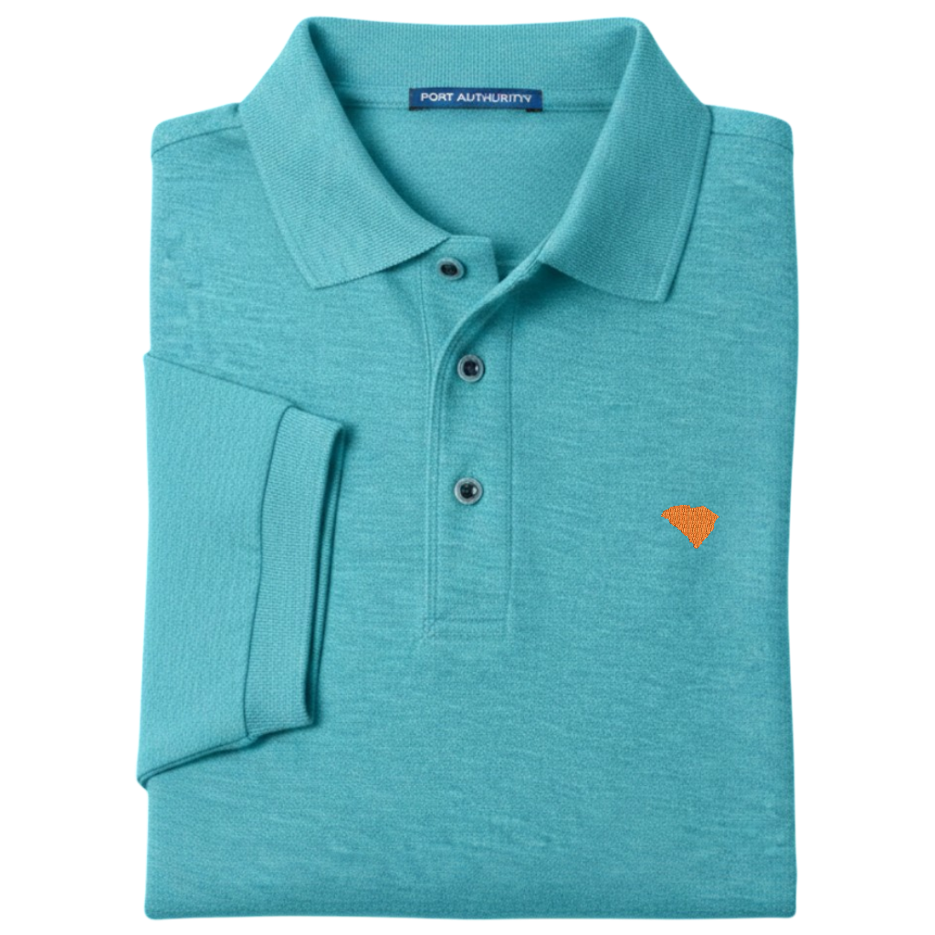 State of South Carolina Polo Shirt - Maui Blue (Available in Different Thread Colors)