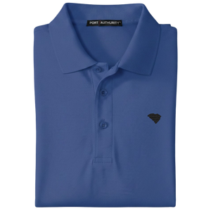 State of South Carolina Polo Shirt - Mediterranean Blue (Available in Different Thread Colors)