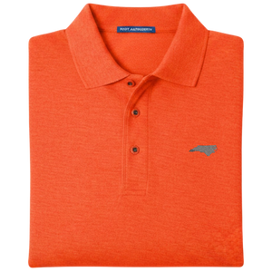 State of North Carolina Polo Shirt - Orange (Available in Different Thread Colors)