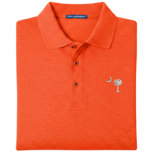 Palmetto Moon Polo Shirt - Orange (Available in Different Thread Colors)