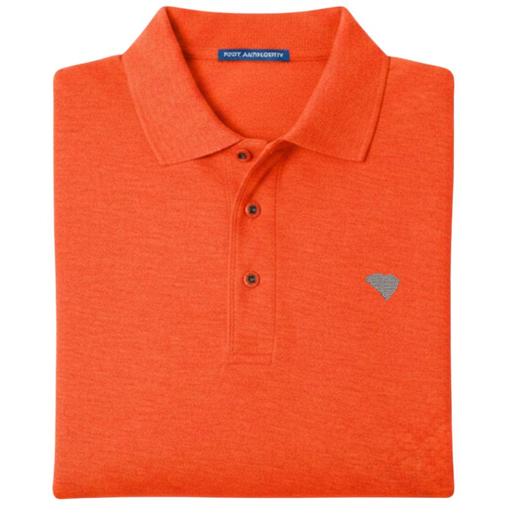 State of South Carolina Polo Shirt - Orange (Available in Different Thread Colors) (Copy)