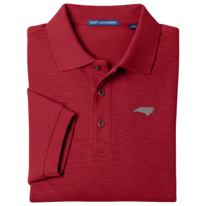 State of North Carolina Polo Shirt - Red (Available in Different Thread Colors)