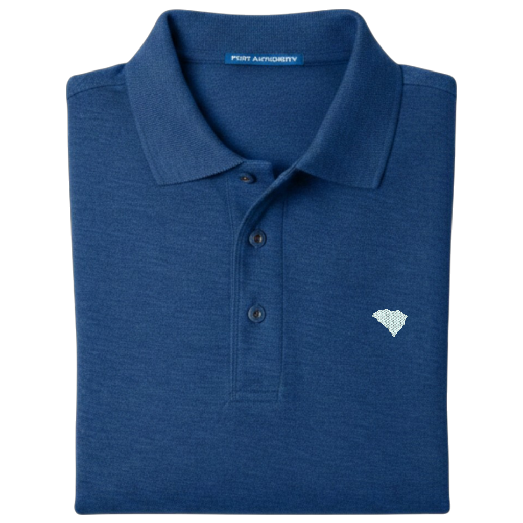 State of South Carolina Polo Shirt - Royal Blue (Available in Different Thread Colors)