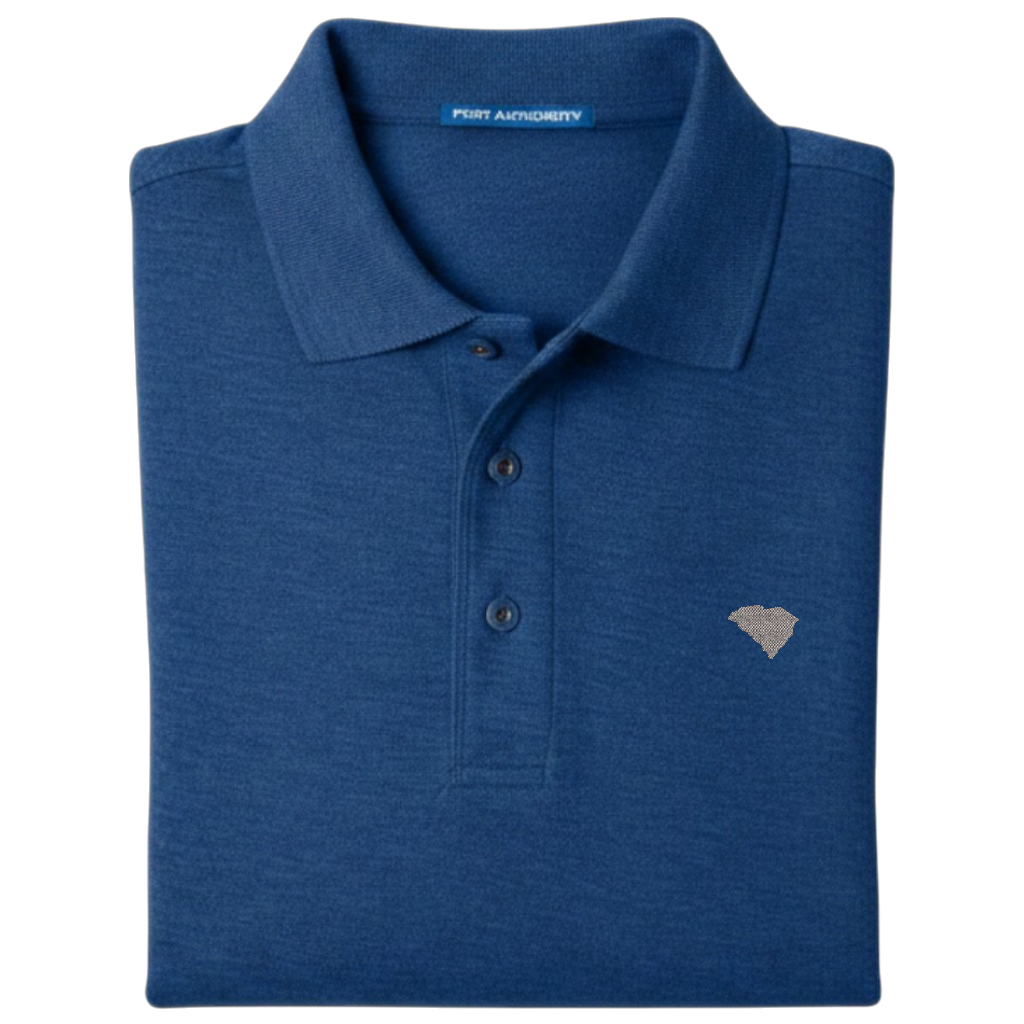 State of South Carolina Polo Shirt - Royal Blue (Available in Different Thread Colors)