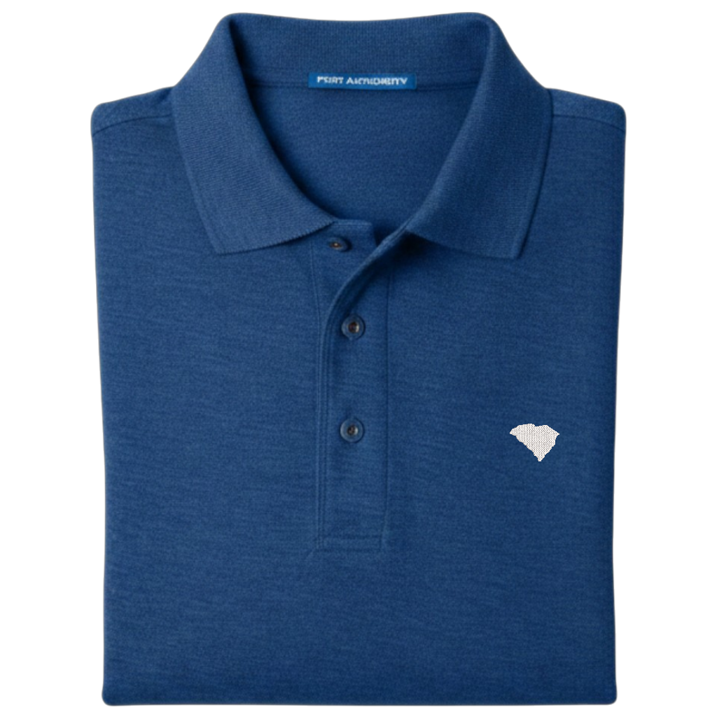 State of South Carolina Polo Shirt - Royal Blue (Available in Different Thread Colors)