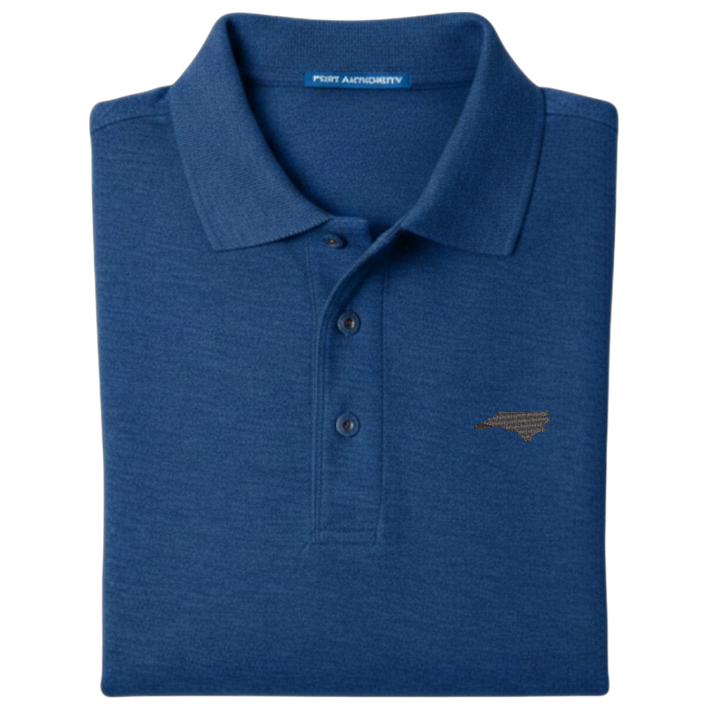 State of North Carolina Polo Shirt - Royal Blue (Available in Different Thread Colors)