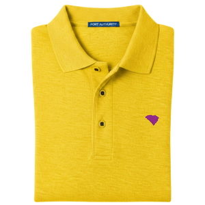 State of South Carolina Polo Shirt - Sunflower Yellow (Available in Different Thread Colors)