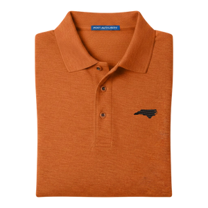 State of North Carolina Polo Shirt - Texas Orange (Available in Different Thread Colors)
