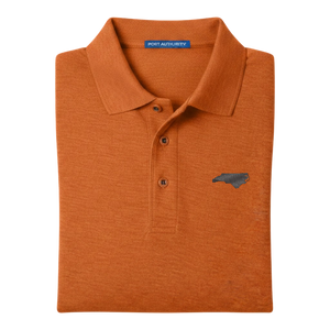 State of North Carolina Polo Shirt - Texas Orange (Available in Different Thread Colors)