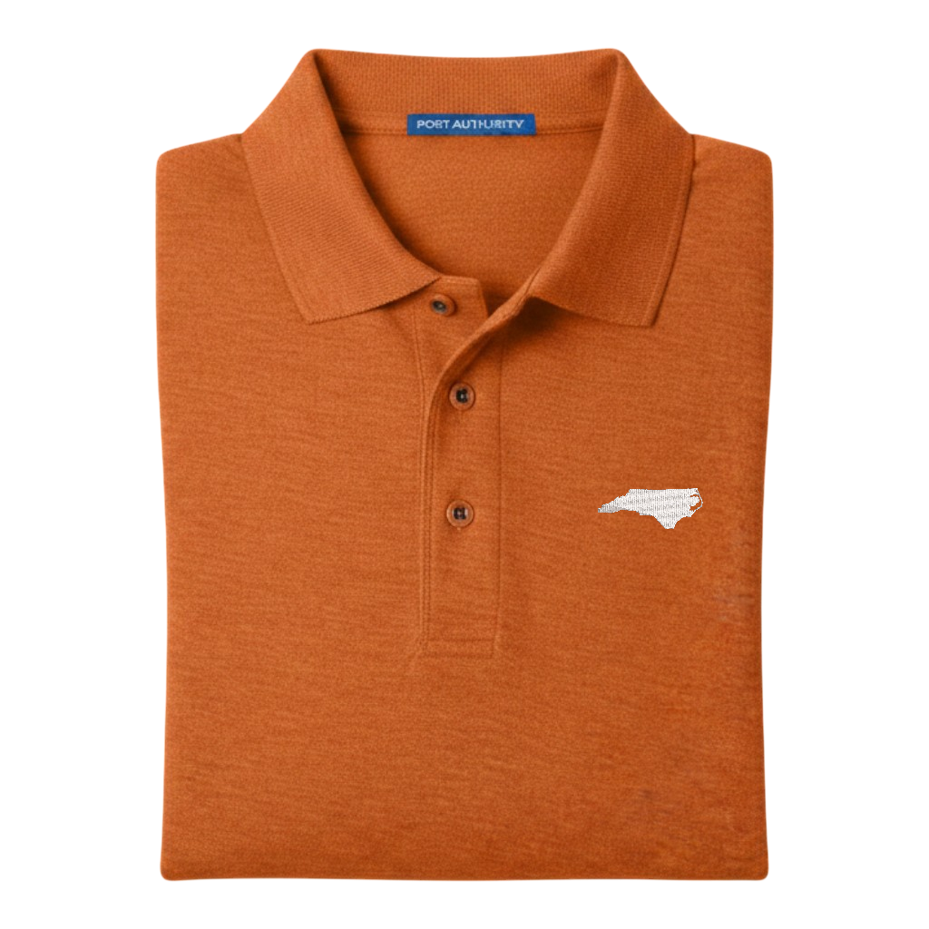 State of South Carolina Polo Shirt - Texas Orange (Available in Different Thread Colors)