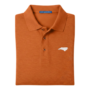 State of North Carolina Polo Shirt - Texas Orange (Available in Different Thread Colors)