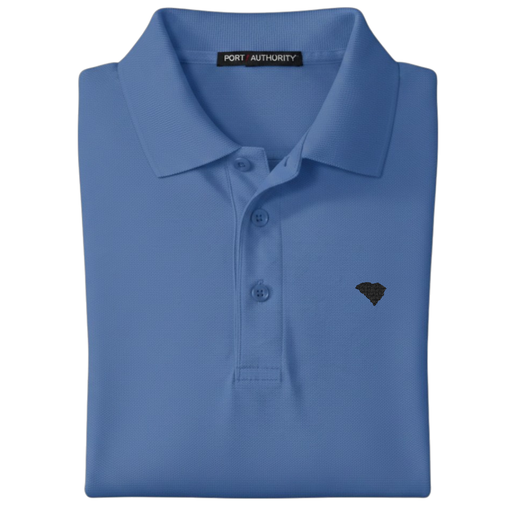 State of South Carolina Polo Shirt - Ultramarine Blue (Available in Different Thread Colors)