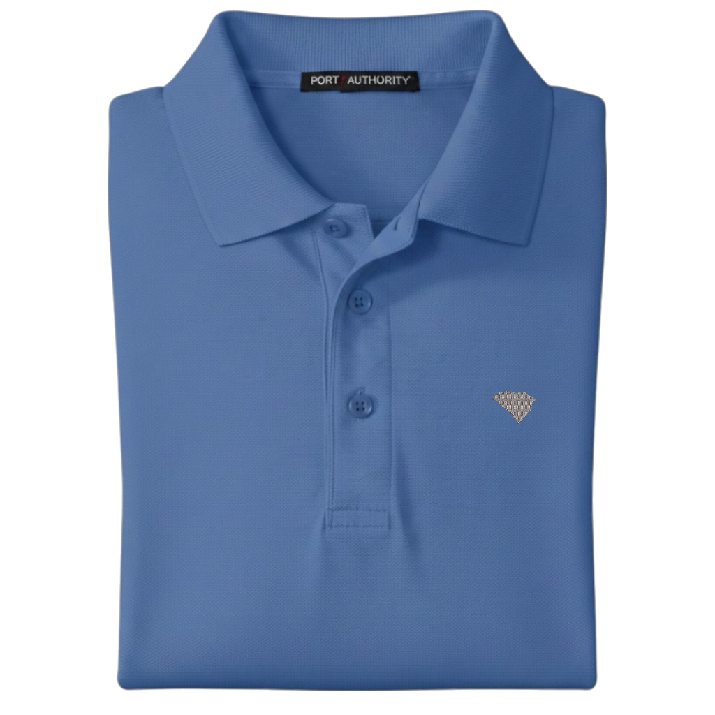 State of South Carolina Polo Shirt - Ultramarine Blue (Available in Different Thread Colors)