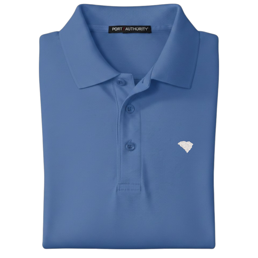 State of South Carolina Polo Shirt - Ultramarine Blue (Available in Different Thread Colors)