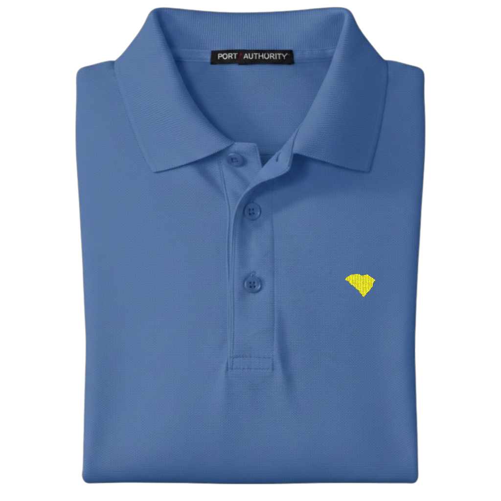 State of South Carolina Polo Shirt - Ultramarine Blue (Available in Different Thread Colors)