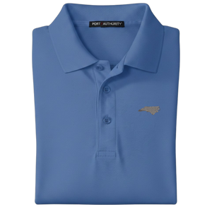 State of North Carolina Polo Shirt - Ultramarine Blue (Available in Different Thread Colors)