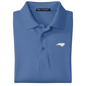 State of North Carolina Polo Shirt - Ultramarine Blue (Available in Different Thread Colors)