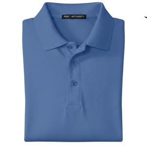 Palmetto Moon Polo Shirt - Ultramarine Blue (Available in Different Thread Colors)