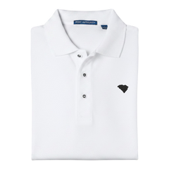 State of South Carolina Polo Shirt - White (Available in Different Thread Colors)